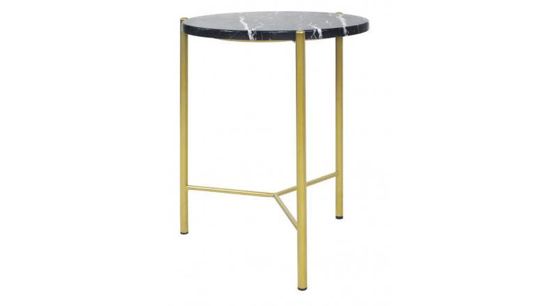 STOLIK KAWOWY SOUL 40, Nero Marquina