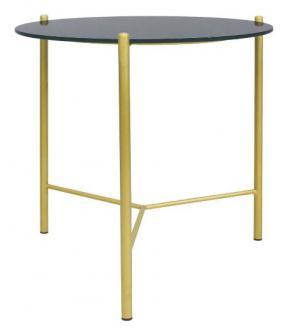 STOLIK KAWOWY SOUL 50,czarne szkło