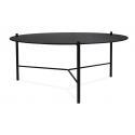 STOLIK KAWOWY SOUL 80,czarne szkło