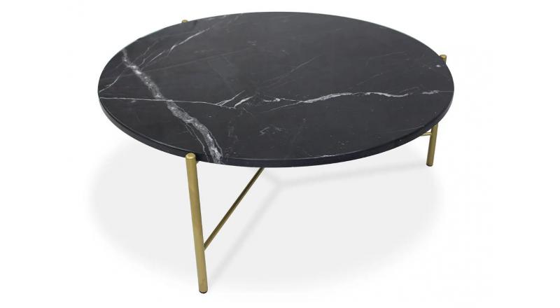 STOLIK KAWOWY SOUL 80,Nero Marquina