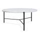 STOLIK KAWOWY SOUL 80, marmur Carrara
