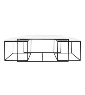 Stolik kawowy Mera - marmur Carrara