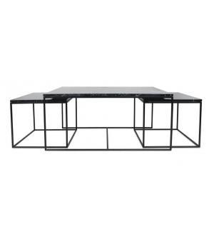 Stolik kawowy Mera - lustro postarzane