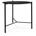 STOLIK KAWOWY SOUL 50,czarne szkło