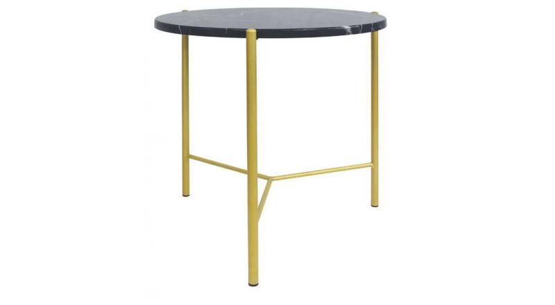 STOLIK KAWOWY SOUL 50, Nero Marquina