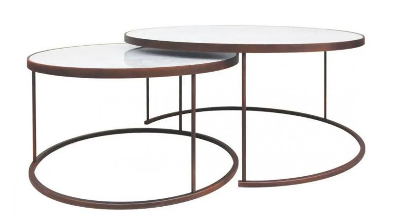 Stolik Kawowy Gala II marmur Carrara