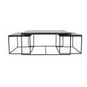 Stolik kawowy Mera - czarne lustro