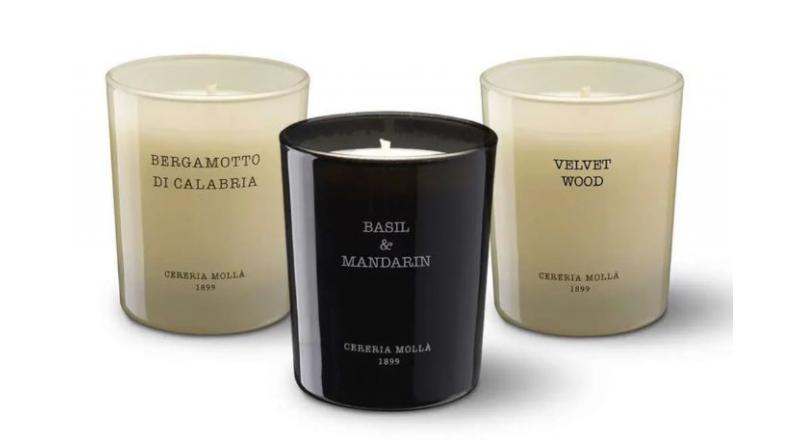 ZESTAW 3 MAŁYCH ŚWIEC 70G BERGAMOTTO DI CALABRIA, BASIL&MANDARIN, VELVET WOOD