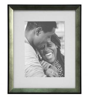 RAMKA NA ZDJĘCIA SREBRO CZERŃ 15X21