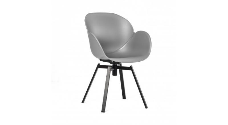 KRZESŁO MALMO SZARE