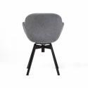 KRZESŁO MALMO TAPICEROWANE JASNO SZARE