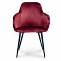 KRZESŁO MADRYT BORDO