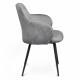 KRZESŁO MADRYT SZARE