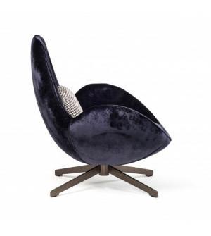 FOTEL SALAMANKA VELVET NIEBIESKI