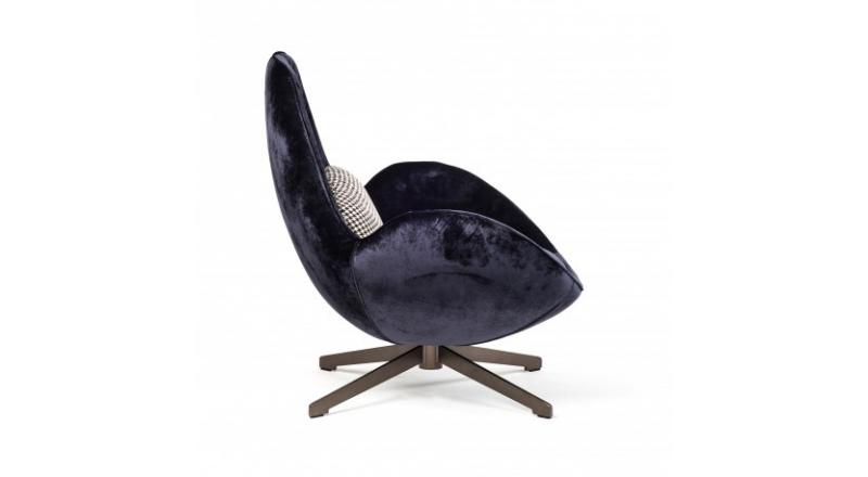 FOTEL SALAMANKA VELVET NIEBIESKI