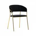 KRZESŁO GOMA CZARNY