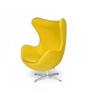 FOTEL IBIZA CHROM żółty