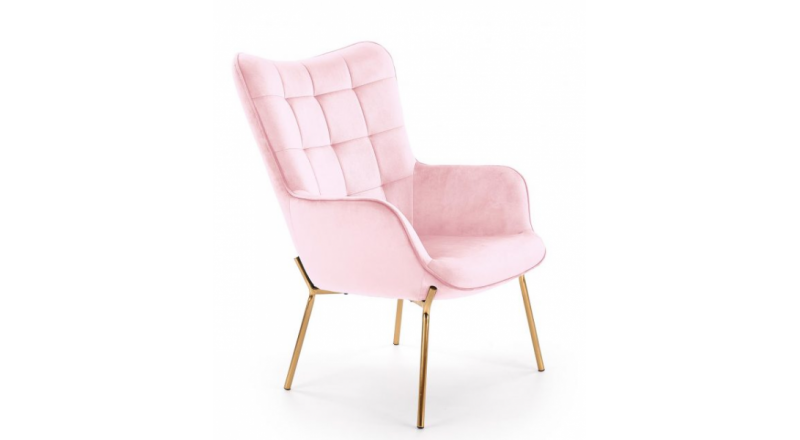 FOTEL CASTO różowy2