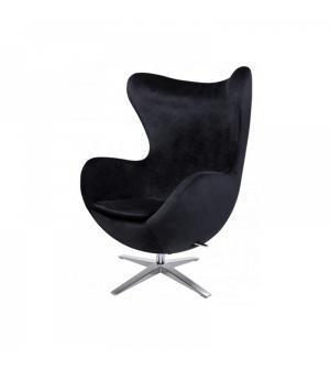 FOTEL IBIZA VELVET czarny