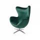 FOTEL IBIZA VELVET zielony