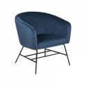 FOTEL AVILA niebieski