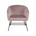 FOTEL AVILA różowy