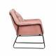 FOTEL KAVOS różowy