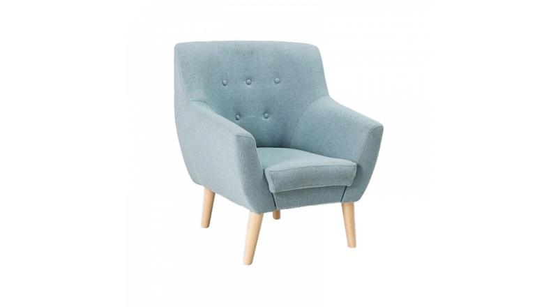 FOTEL NORDEN błękitny