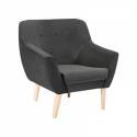FOTEL NORDEN ciemno -szary