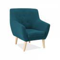 FOTEL NORDEN niebieski