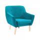 FOTEL NORDEN turkusowy