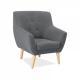 FOTEL NORDEN szary