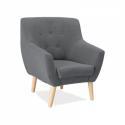 FOTEL NORDEN szary
