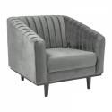 FOTEL ASPREY VELVET szary