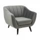 FOTEL ELITE VELVET szary