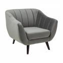 FOTEL ELITE VELVET szary