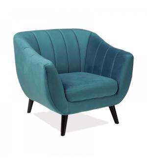 FOTEL ELITE VELVET błękitny