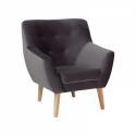 FOTEL NORDEN VELVET szary