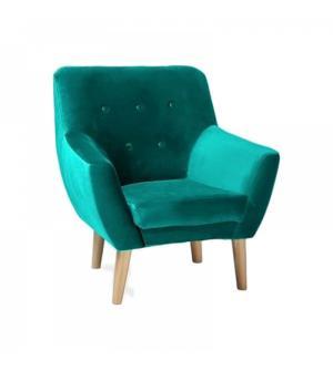 FOTEL NORDEN VELVET turkusowy