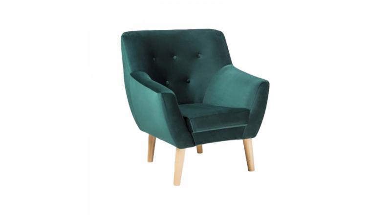 FOTEL NORDEN VELVET zielony