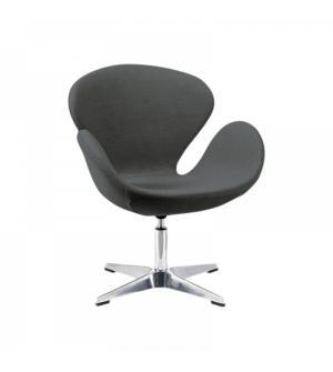 FOTEL ANDORA chrom szary