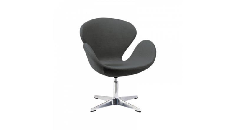 FOTEL ANDORA chrom szary