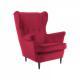 FOTEL LORD VELVET bordowy