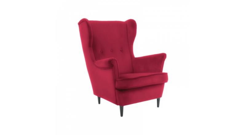 FOTEL LORD VELVET bordowy