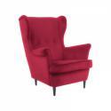 FOTEL LORD VELVET bordowy