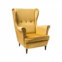 FOTEL LORD VELVET żółty