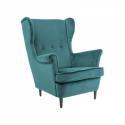 FOTEL LORD VELVET turkusowy