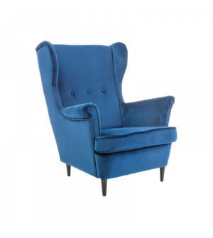 FOTEL LORD VELVET niebieski
