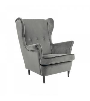 FOTEL LORD VELVET szary