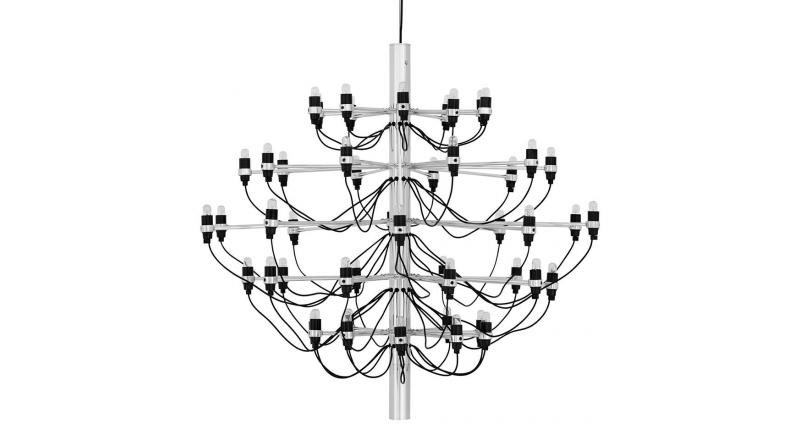 Lampa wisząca GINO 100 nikiel - stal węglowa